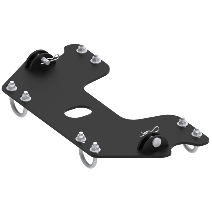 Adapter pługa Mid-mount Yamaha Grizzly 700 | Iron Baltic