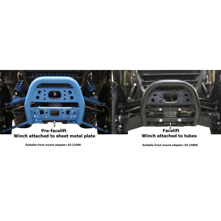 Adapter Front-mount Segway Snarler AT6 L | Iron Baltic