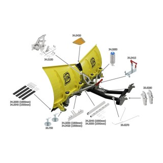 Rura regulacyjna V-Plow G2 1500 Iron Baltic | Szekla4x4
