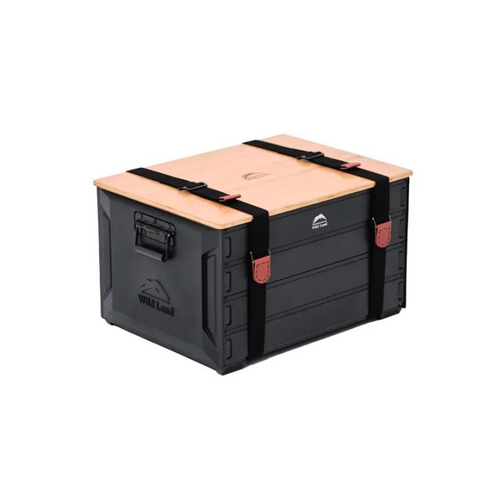 Skrzynka kempingowa Wild Land 46 l - aluminium z | Szekla4x4