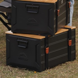 Skrzynka kempingowa Wild Land 46 l - aluminium z | Szekla4x4