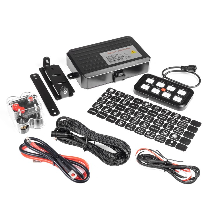 Panel 8 przełączników Purelux Multi-Switch | Szekla4x4