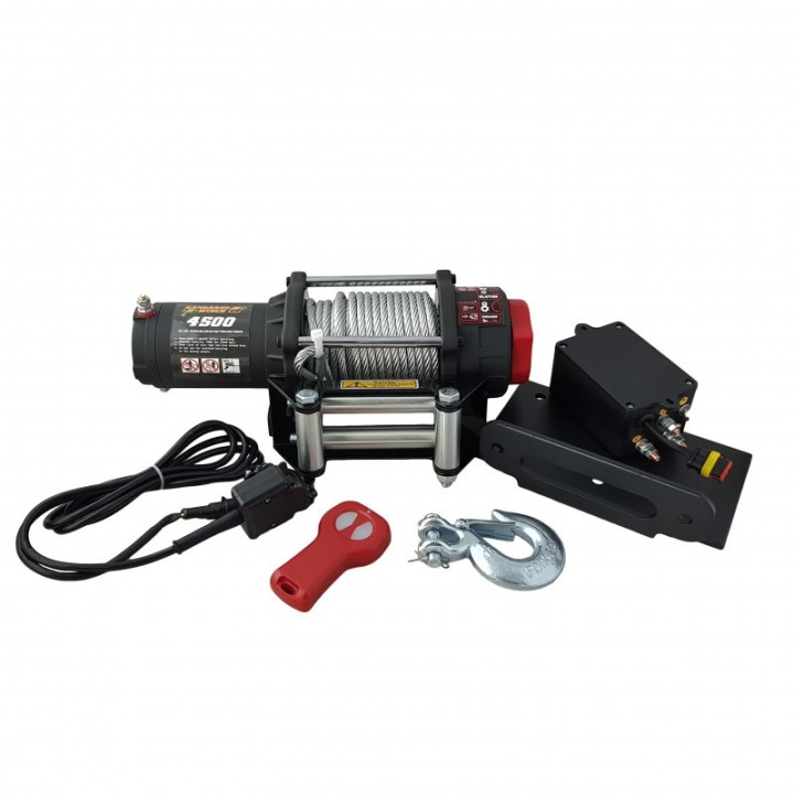 Wyciągarka Kangaroowinch K4500 - Mocna lina stalowa