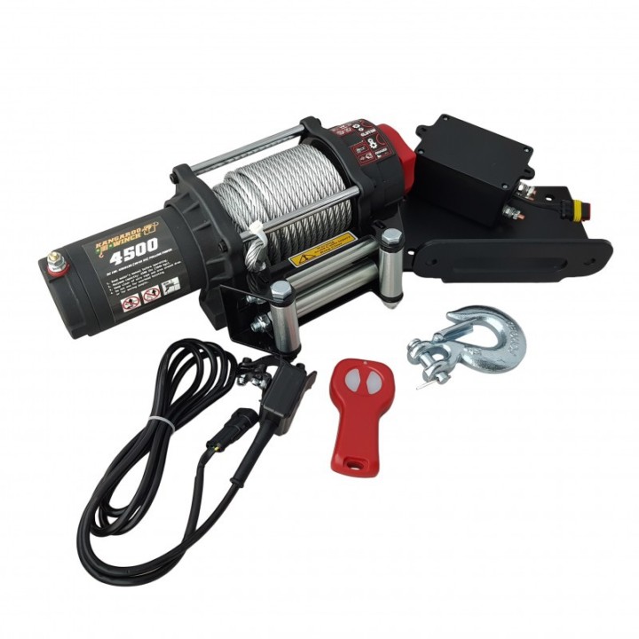 Wyciągarka Kangaroowinch K4500 - Mocna lina stalowa