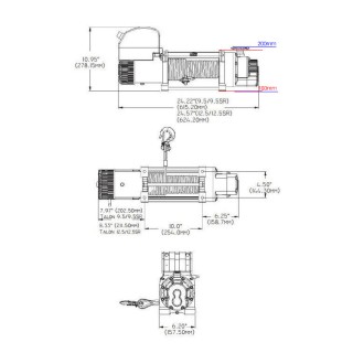 Wyciągarka TALON 12.5 SR 12V z liną syntetyczną