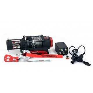 Wyciągarka PW4500SR 2041kg Powerwinch 12V z liną syntetyczną ze sterowaniem bezprzewodowym 