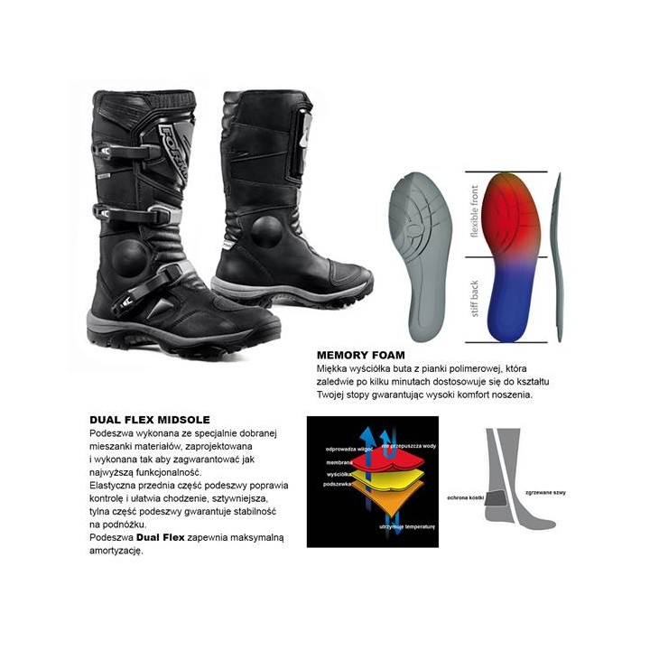 FORMA Boots Adventure Black 