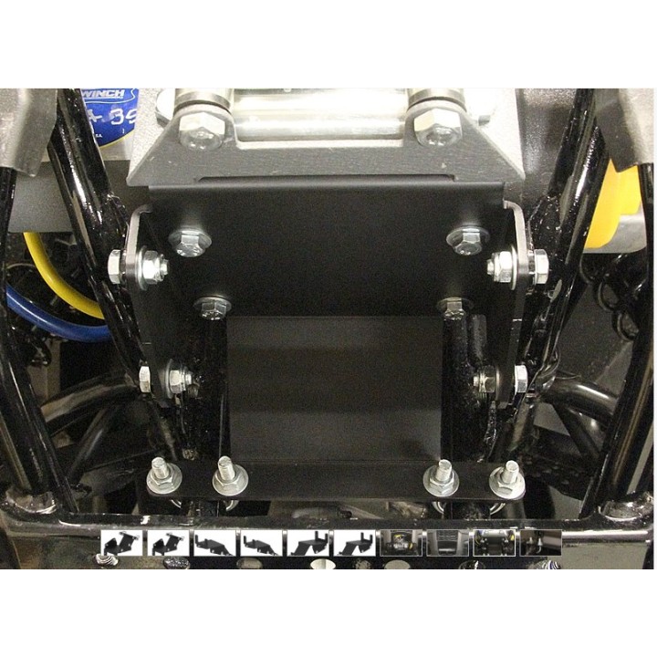 Płyta wyciągarki KingQuad 500 750 Suzuki od 2019 Iron Baltic