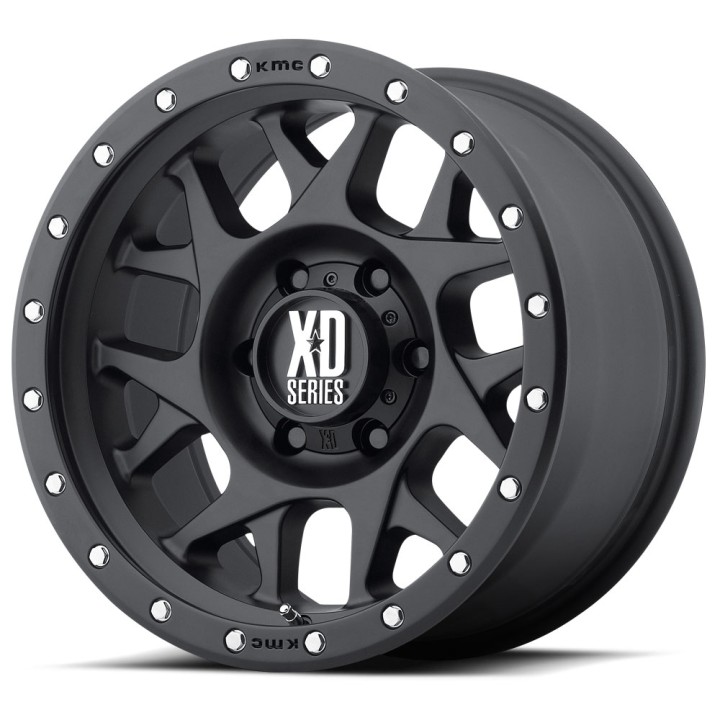 Felga Aluminiowa 9x18'' 6x139.7 ET18 XD 127 Bully Satynowy Czarny - Isuzu D-Max II 12-17