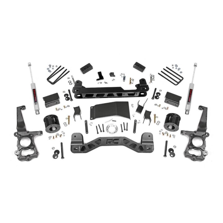 4" Rough Country Suspension Lift Kit - Ford F150 4WD 15-18