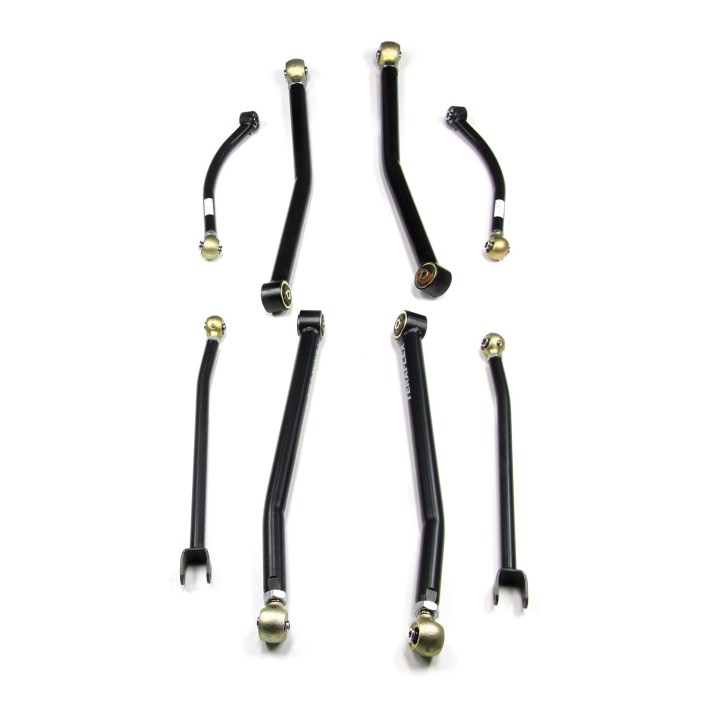 Kompletny zestaw 8 regulowanych wahaczy Long FlexArm Lift 4"-6" Teraflex Jeep Wrangler JK 2/4 Drzwi