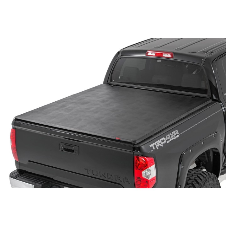 Miekka Pokrywa Skrzyni Ładunkowej 6' 5" Tri-Fold Rough Country Toyota Tundra 14-18