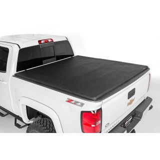 Miekka Pokrywa Skrzyni Ładunkowej 5' 5" Tri-Fold Rough Country Nissan Titan 04-15