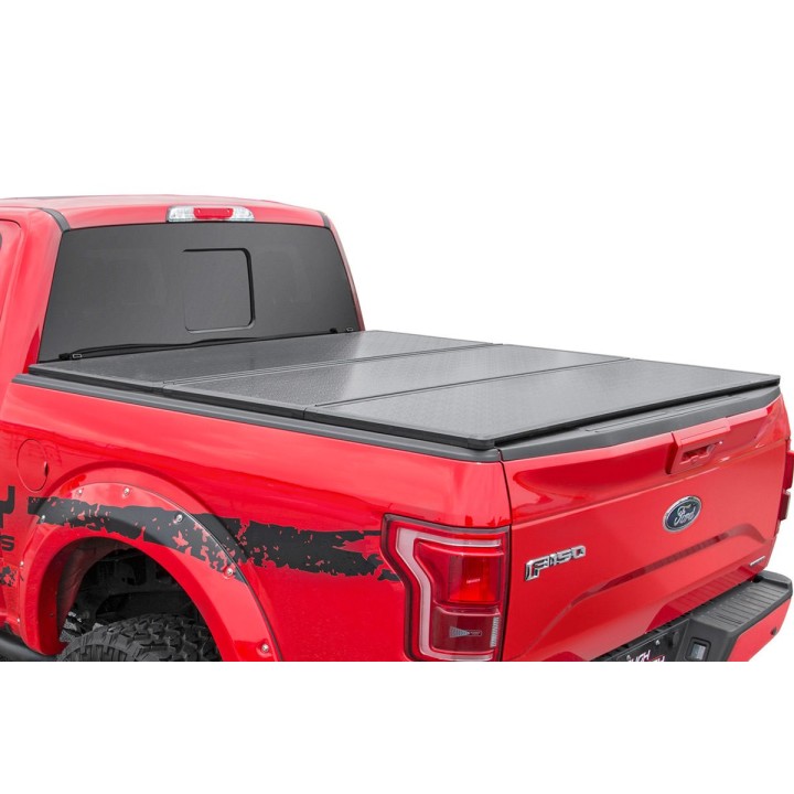 Twarda Pokrywa Tri-Fold Rough Country Skrzyni Ładunkowej 5' Toyota Tacoma 16-18