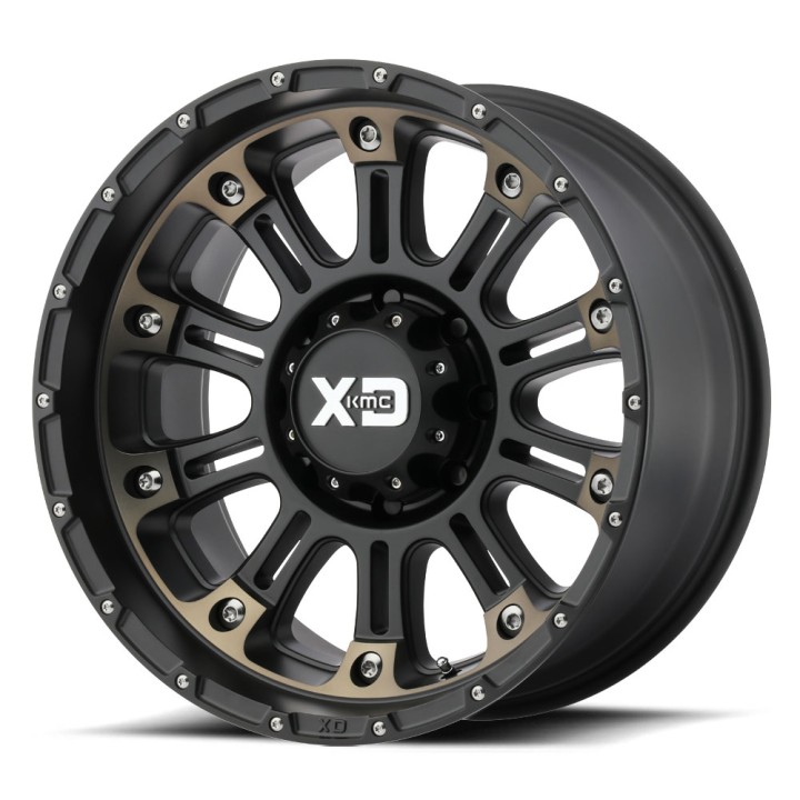 Felga Aluminiowa 9x20'' 6x139,7 ET18 XD 829 HOSS II Czarny/Brąz - Nissan Titan