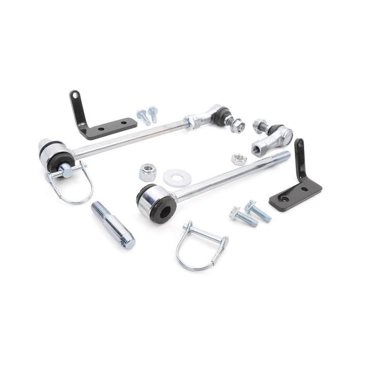 Łączniki stabilizatora przednie rozpinane Rough Country - Lift 3,5" - 6" - Jeep Wrangler JK