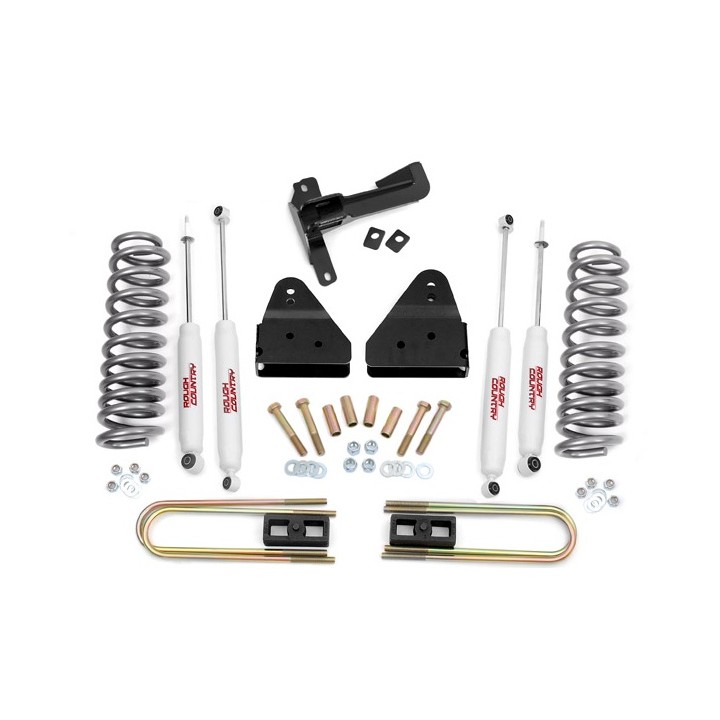 3" Rough Country Lift Kit Pro - Ford F250 4WD 05-07