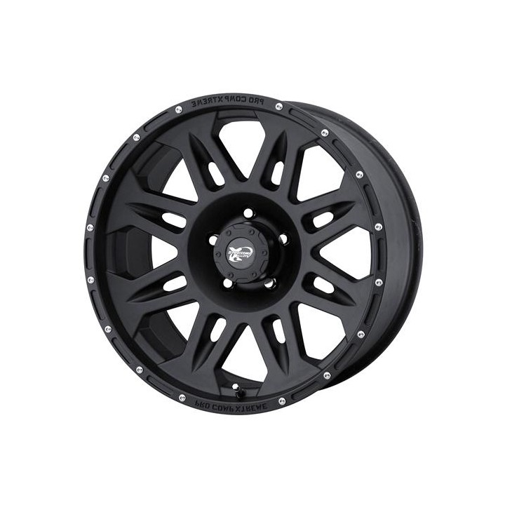 Felga Aluminiowa 9x17" 5x127 ET-6 - ProComp Model 7005 Flat Black - Jeep Wrangler JL