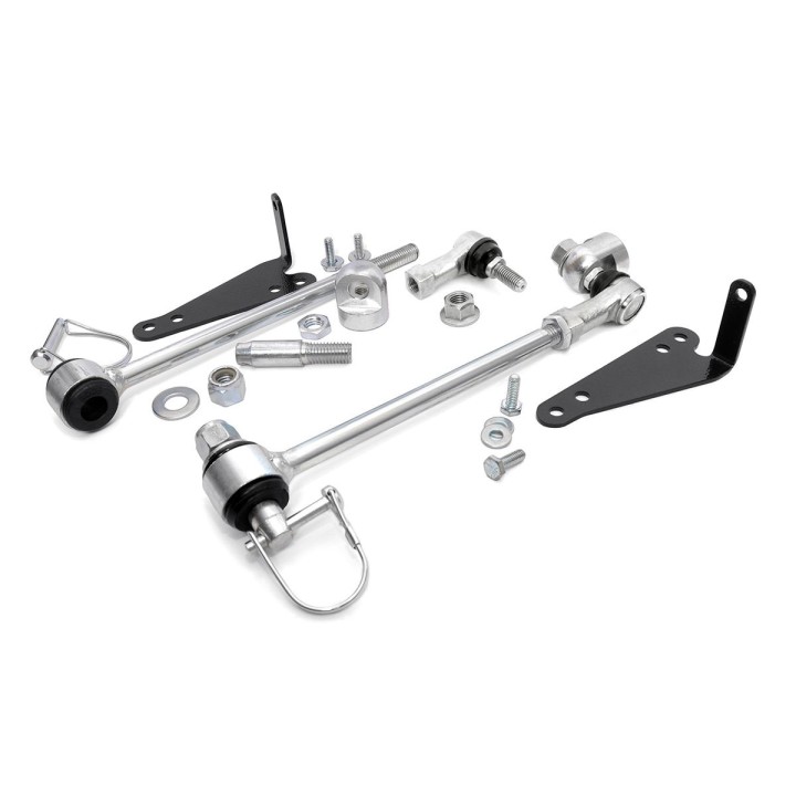 Łączniki stabilizatora przednie rozpinane Rough Country - Lift 2,5" - Jeep Wrangler TJ