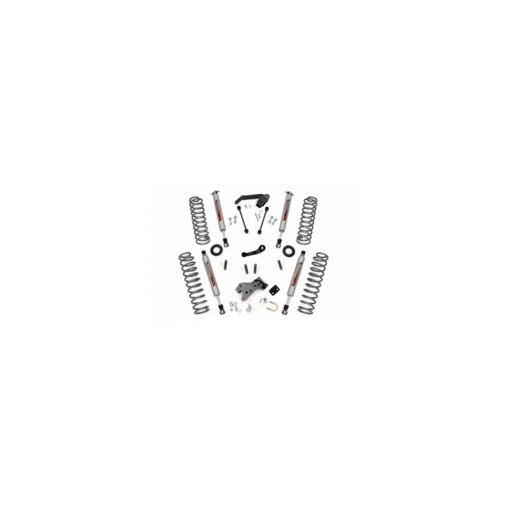 4" Rough Country Lift Kit - Jeep Wrangler JK 4 drzwi