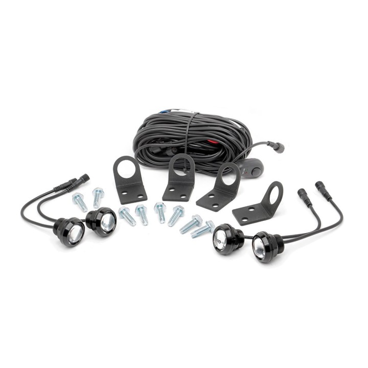 Komplet lamp LED ROCK z zestawem montażowym Rough Country