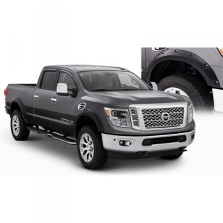 Poszerzenia Nadkoli Przód i Tył Pocket Style Bushwacker - Nissan Titan XD 16-19