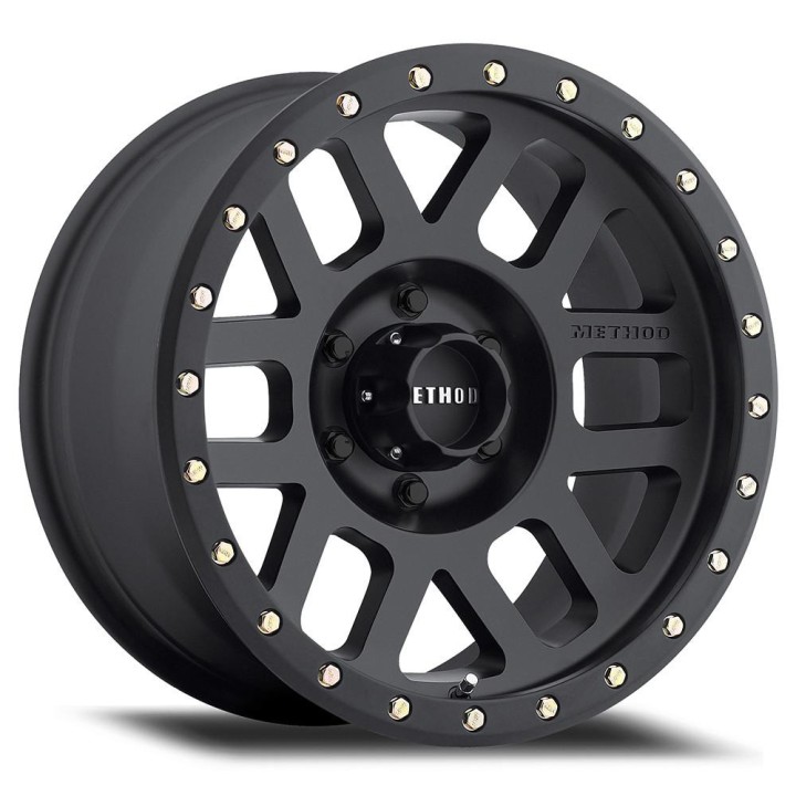 Felga aluminiowa 9x18" 6x139,7 ET18 309 Method Matte Black - Mitsubishi L200 06-19