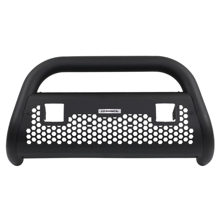 Bull bar with LED Cube light cut-outs Go Rhino | Szekla4x4