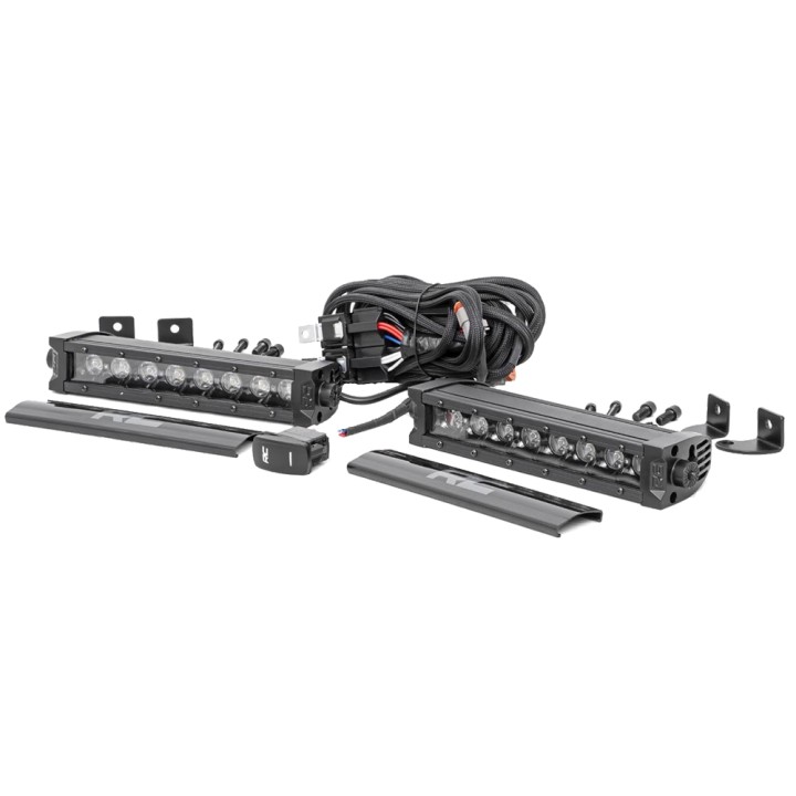 Listwa LED Cree 8" Black Series Pojedyncza White DRL Rough Country