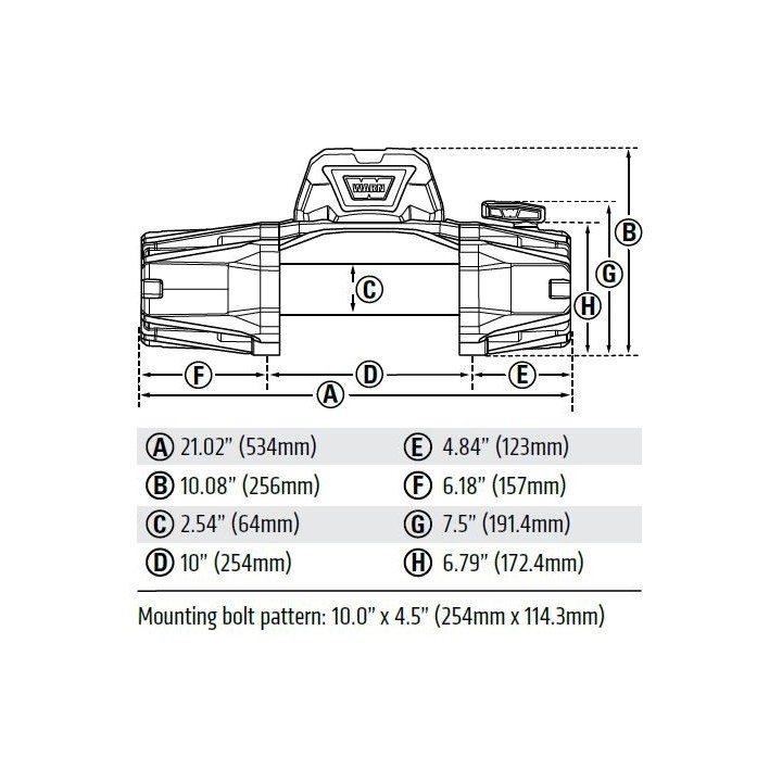 Warn VR EVO 8 IP68 3630kg wyciągarka elektryczna