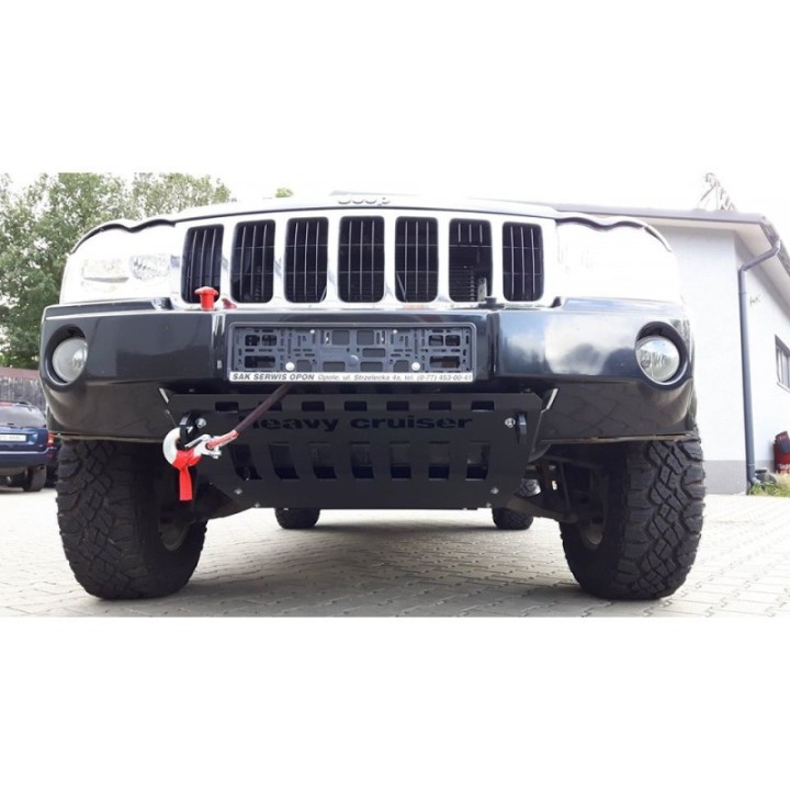 OSŁONA CZOŁOWA Z UCHWYTAMI DO HOLOWANIA JEEP GRAND CHEROKEE WK WH 2005-2010 CZERWONA