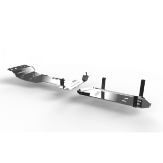 KOMPLET OSŁON PODWOZIA OFFROAD TOYOTA LAND CRUISER J 120 3.0D4D 2003-2009 ALUMINIOWY