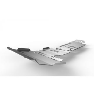 KOMPLET OSŁON UKŁADU NAPĘDOWEGO STANDARD FORD RANGER T7 2016-2019 ALUMINIOWY