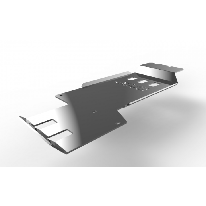 OSŁONA SKRZYNI BIEGÓW I REDUKTORA STANDARD FORD RANGER T7 2016-2019 ALUMINIOWA