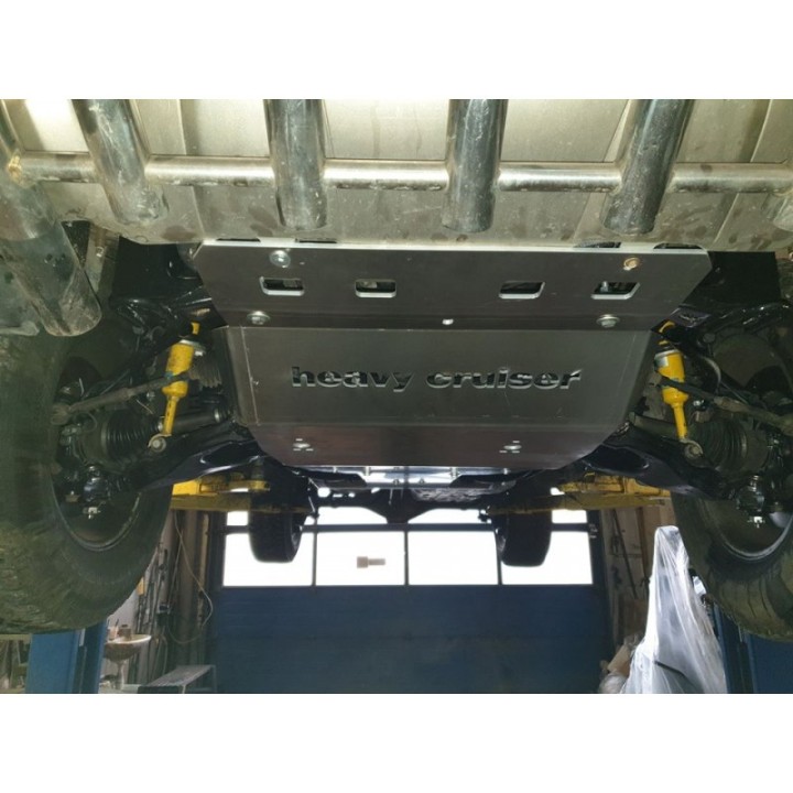 OSŁONA CHŁODNIC, SILNIKA I PRZEDNIEGO MOSTU OFFROAD TOYOTA LAND CRUISER J 120 J 125 2003-2009 ALUMINIOWA