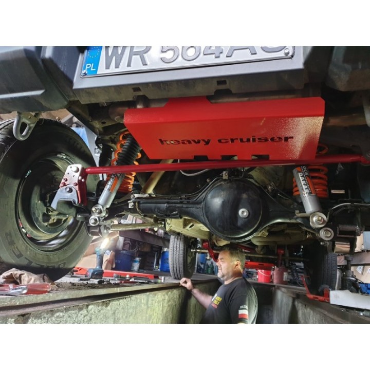 OSŁONA TŁUMIKA TYŁ SUZUKI JIMNY 2018- ALUMINIOWA