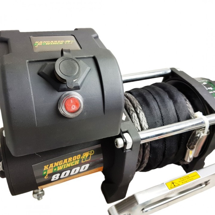 Wyciągarka PW8000E 12V z liną syntetyczną