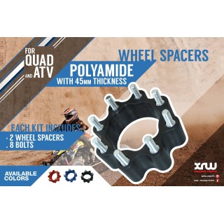 Dystanse 45mm 4/110 Poliamid Grizzly CF moto TGB Bruteforce Kingquad