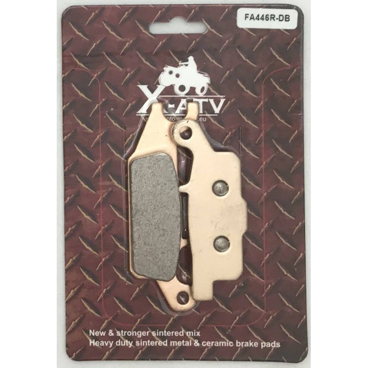 Klocki hamulcowe Yamaha Grizzly 550 700 tył prawa strona FA446R DB2158 3B4-W0046-10-00