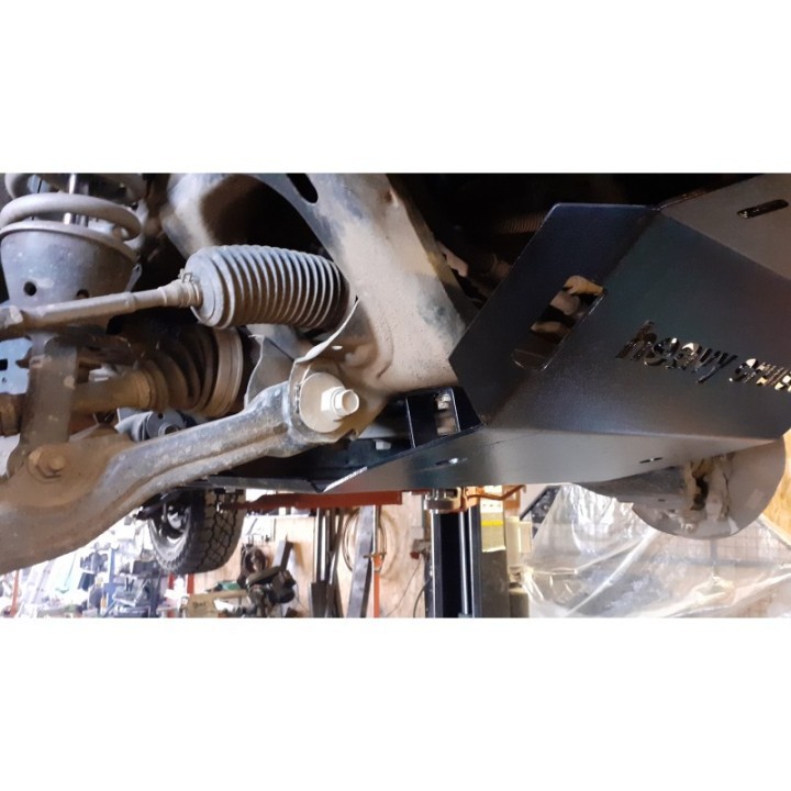 Osłona chłodnic, silnika i przedniego mostu Lexus GX470 2002-2009 czerwona