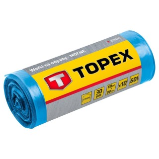 Worki na odpady 120 L niebieskie 40 mic