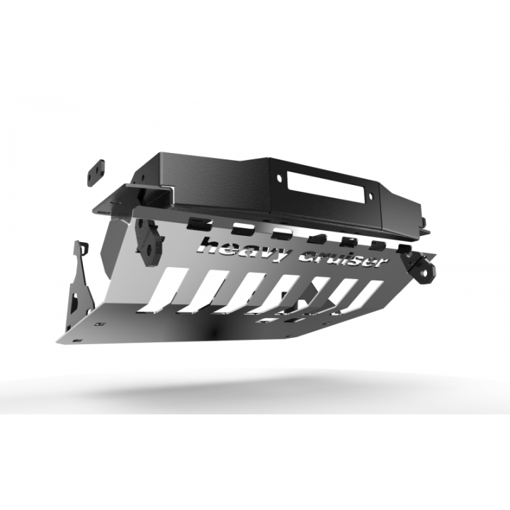 Jeep Commander XK XH 2005-2011 3.0 crd diesel osłona czołowa z płytą montażową wyciągarki aluminiowa