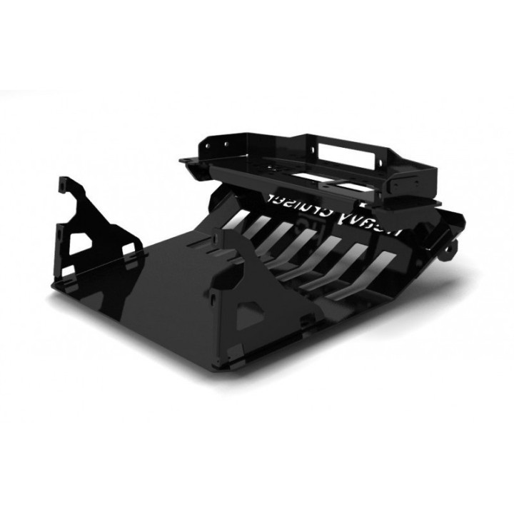 Jeep Commander XK 2005-2011 osłona czołowa z płytą montażową wyciągarki