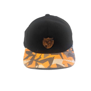 SnapBack Czapka z dazkiem Orange Camo