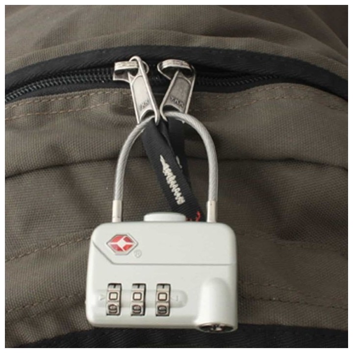 Kłódka z linką na bagaż Travellock Cable TSA - TravelSafe