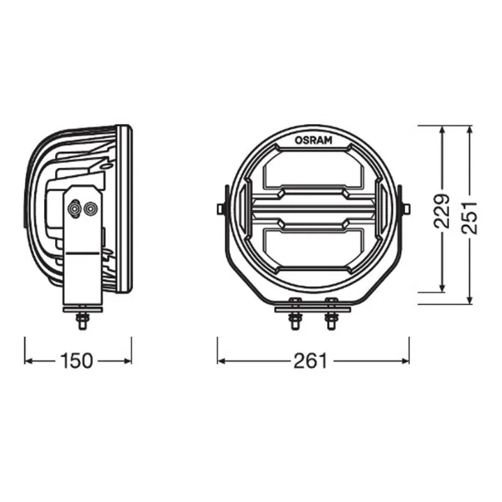 LEDriving® ROUND MX260-CB