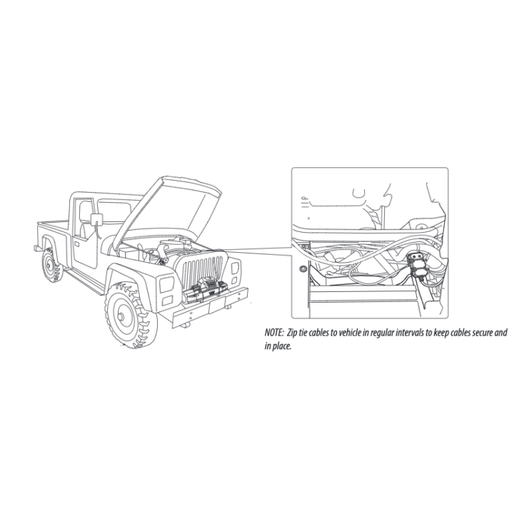WARN HUB 103950  BEZPRZEWODOWY SYSTEM STEROWANIA DO WYCIĄGAREK WARN VR EVO