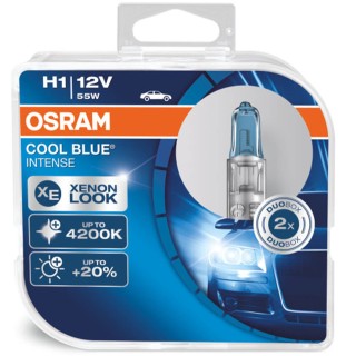 Żarówki H1 Osram Cool Blue Intense 64150CBI-HCB DUO-BOX X4
