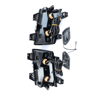 Kierunkowskazy Przód LED Światła DRL + Obrysowe Wrangler JL 18- USA