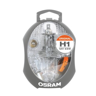 OSRAM żarówki zestaw zapasowy H1 Minibox Eurobox